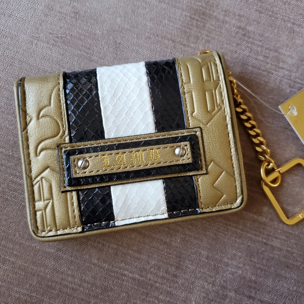 L.A.M.B by Gwen Stefani Gold Wallet